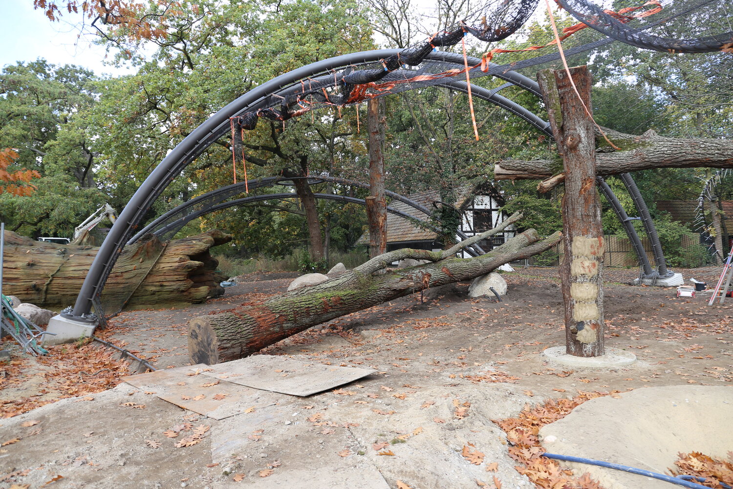 Neue Netzanlagen im Zoo Berlin